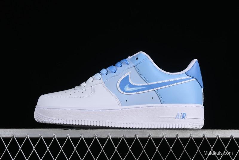 Nike Air Force 1 '07 Low Triple Color Gradient Minimalist Hand-Drawn Casual Sneakers - CW2288-951