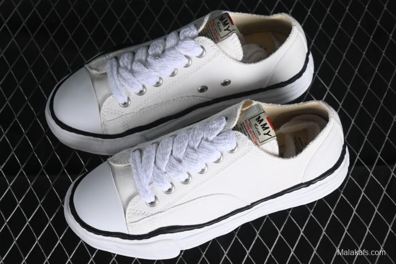 Wayne Original Sole Leather Low Sneaker with Deconstructed Ice Cream Sole - W.E5