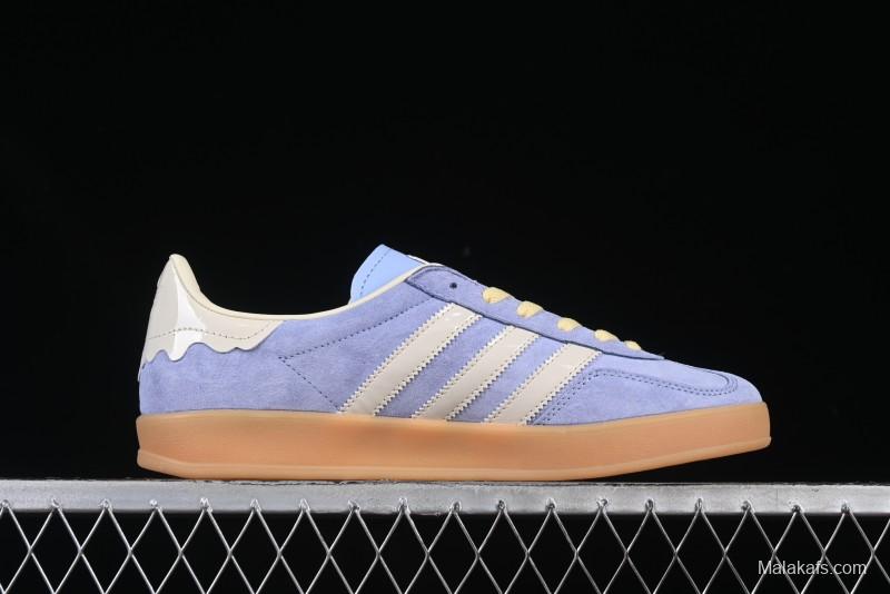 Adidas Originals Gazelle Indoor JR8029 Retro Casual Slip-Resistant Wear-Resistant Low-Top Skate Shoes
