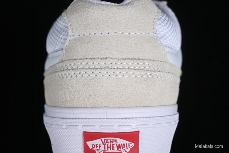 Vans Caldrone Chunky Retro Sneakers in White with Enhanced Cushioning - VN0007P9WHT