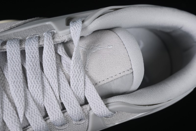 Nike Air Jordan 4 Remastered Sneakers with Textile Mesh Leather and Suede Upper - FQ7940-001