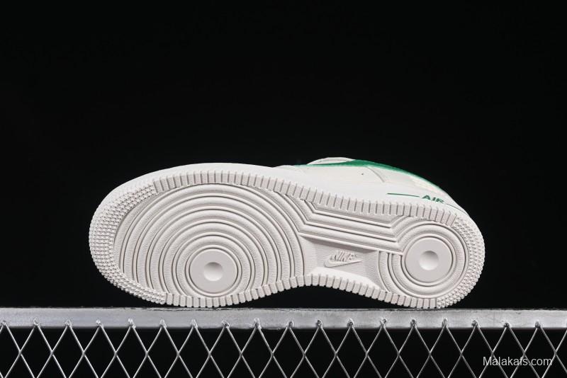Nike Air Force 1 '07 Low Ted x Portland Collaboration Reflective Green Sneakers - DD8959-707