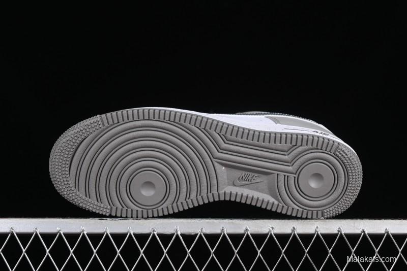 Nike Air Force 1'07 Low Grey Silver Splatter Casual Sneakers - MK5639-889