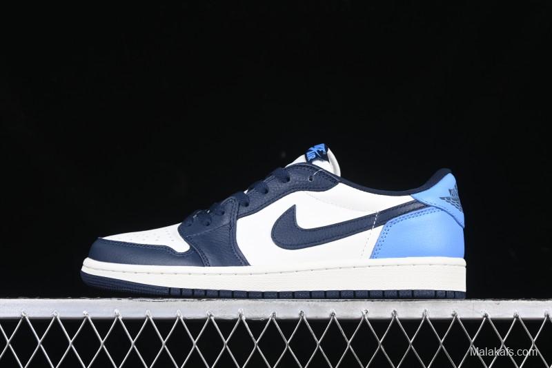 Nike Air Jordan 1 Low OG Obsidian AJ1 Low-top Lifestyle Basketball Shoes - CZ0790-400