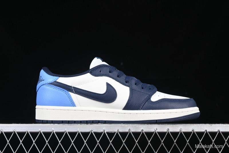 Nike Air Jordan 1 Low OG Obsidian AJ1 Low-top Lifestyle Basketball Shoes - CZ0790-400