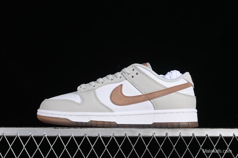Nike Dunk Low SB Casual Sneakers in Phantom/Khaki Colorway - FJ4188-001