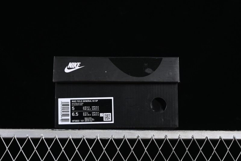Nike Field General 82 Casual Sneakers with Classic Black and White Colorway - HF5603-101