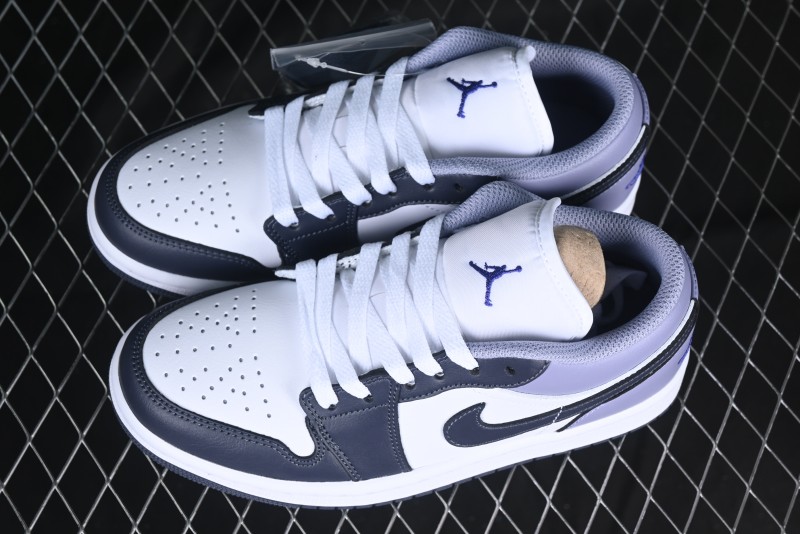 Nike Air Jordan 1 Low AJ1 Haze Purple Casual Sneakers - 553558-145