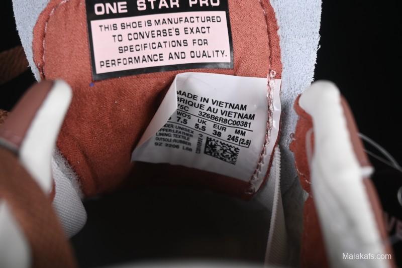 Converse One Star Pro Ox Low Top Skate Shoes in Shaved Ice Colorway - A03675C