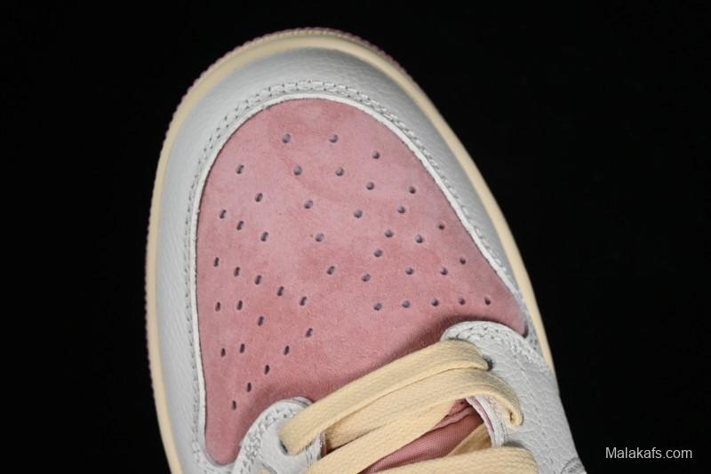 Nike Travis Scott x Air Jordan 1 Low OG AJ1 Reverse Swoosh Sneakers - DM7866-600