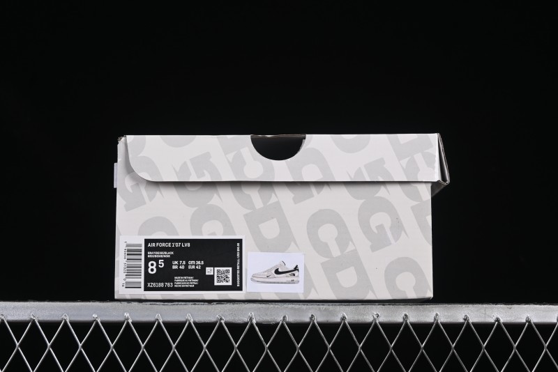 Nike Air Force 1 '07 Low The North Face Collaboration Grey Suede Casual Sneakers - XZ6188-763