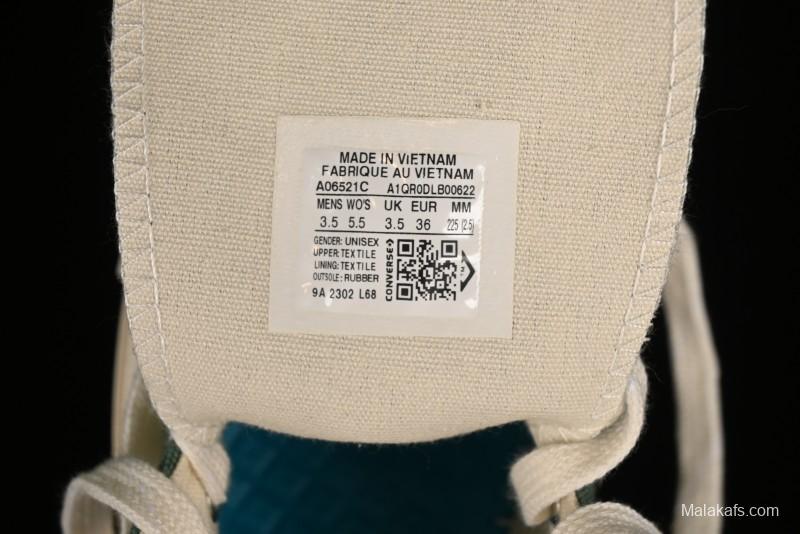 Converse Chuck 1970s High Top Casual Canvas Sneakers in Pine Green - A06521C