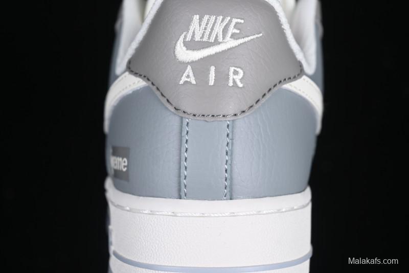 Nike Air Force 1 '07 Low Supreme Collaboration Polka Dot Swoosh Casual Sneakers - DM6688-023