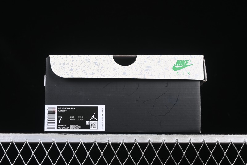 Nike Air Jordan 4 Remastered Sneakers with Textile Mesh Leather and Suede Upper - FQ7939-003
