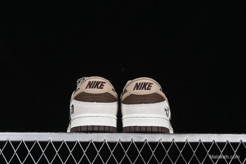 Nike SB Dunk Low The North Face x Supreme Collaboration Anniversary Edition High-End Custom Low-Top Casual Sneakers - DJ2024-056