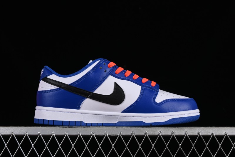 Nike Dunk Low SB Casual Skate Shoes in White Blue Red - CW1590-104