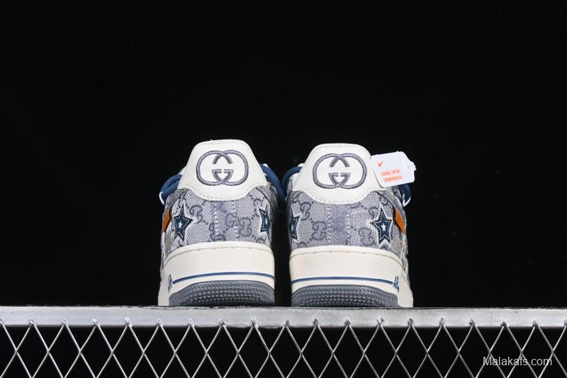 Nike Air Force 1 '07 Low Blue Star Casual Sneakers - BD0077-222