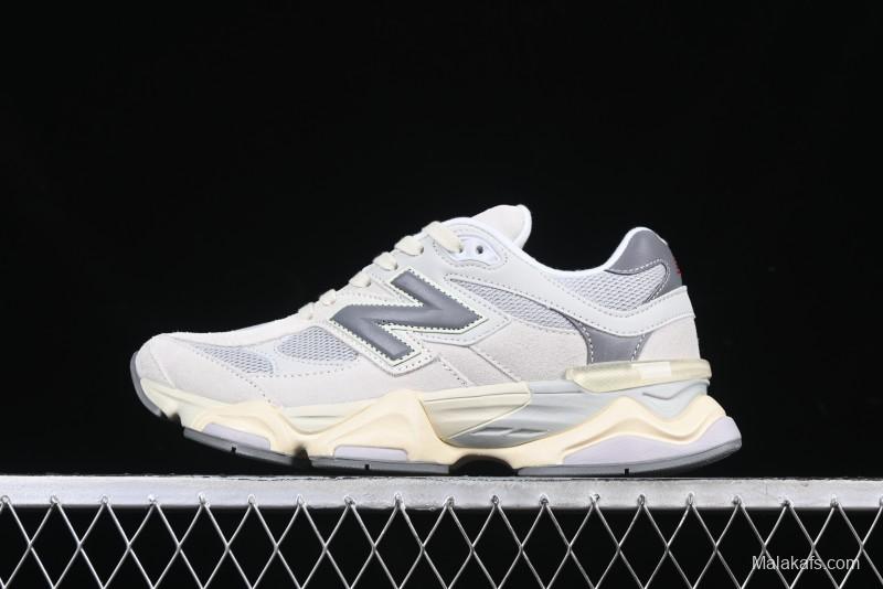 New Balance 9060 Retro Casual Running Shoes with ABZORB Cushioning - U9060LNY