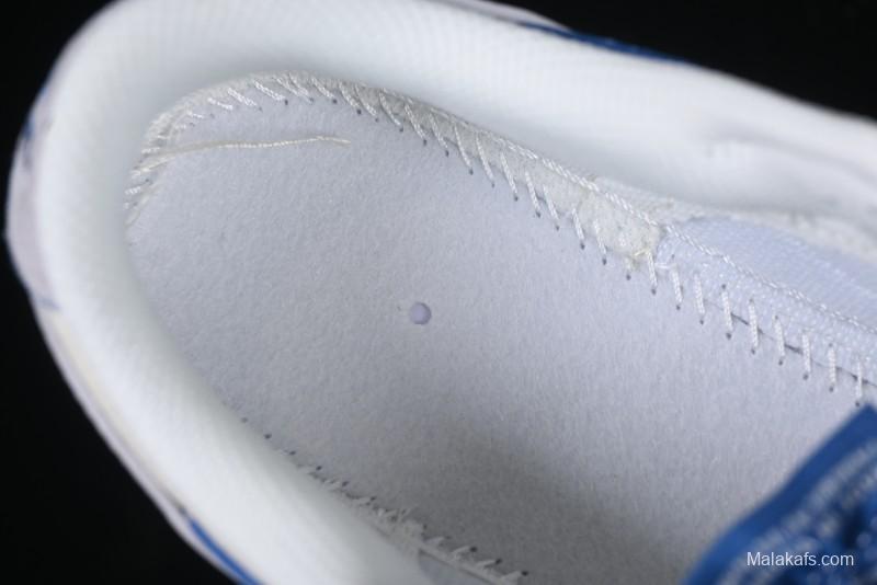 Nike SB Dunk Low Stussy Year of the Snake Collaboration Light Blue Silver Swoosh Anniversary Custom Low-Top Casual Sneakers - DM6868-010