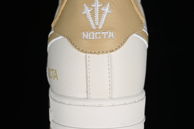 Nike Nocta x Nike Air Force 1 '07 Low Casual Sneakers with Reflective Details and Full-Length Air Cushion - NO0224-028