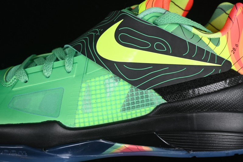 Nike KD 4 Weatherman All Star Basketball Shoes with Zoom Air Cushion and Adaptive Fit System - FN6247-300