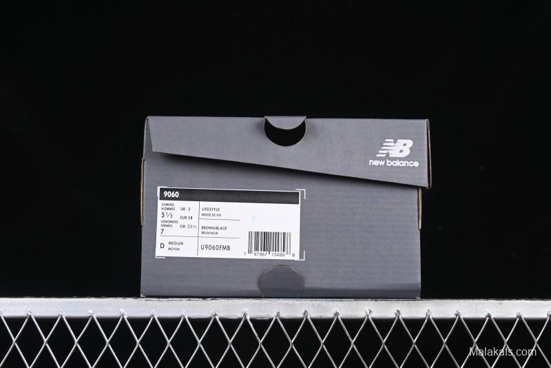 New Balance NB9060 Series Retro Casual Running Shoes with ABZORB Cushioning - U9060FMB