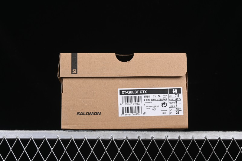 Salomon XT-Quest Outdoor Trail Running Shoes with SENSIFIT Technology and CONTAGRIP Outsole - 477810-23