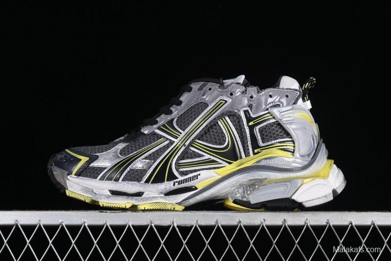 Balenciaga Runner Kith Four Color Retro Casual Sneakers - W3RMU1279