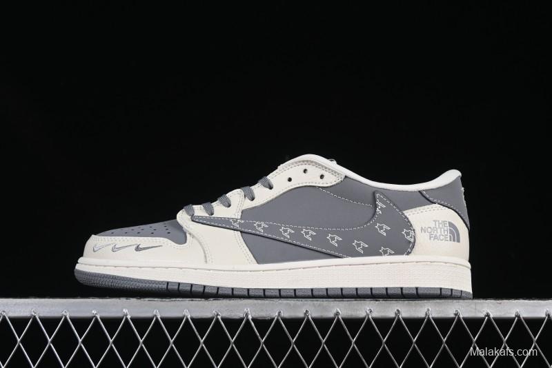 Nike Travis Scott x Fragment Design x Air Jordan 1 Low OG SP Casual Sneakers - XS2024-011