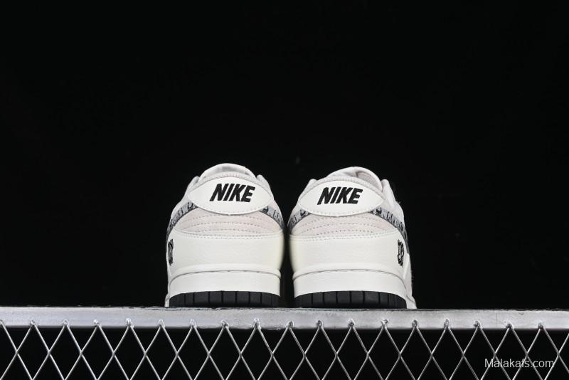 Nike SB Dunk Low UN Collaboration Anniversary Custom Sneakers with Black Swoosh - DJ2024-068