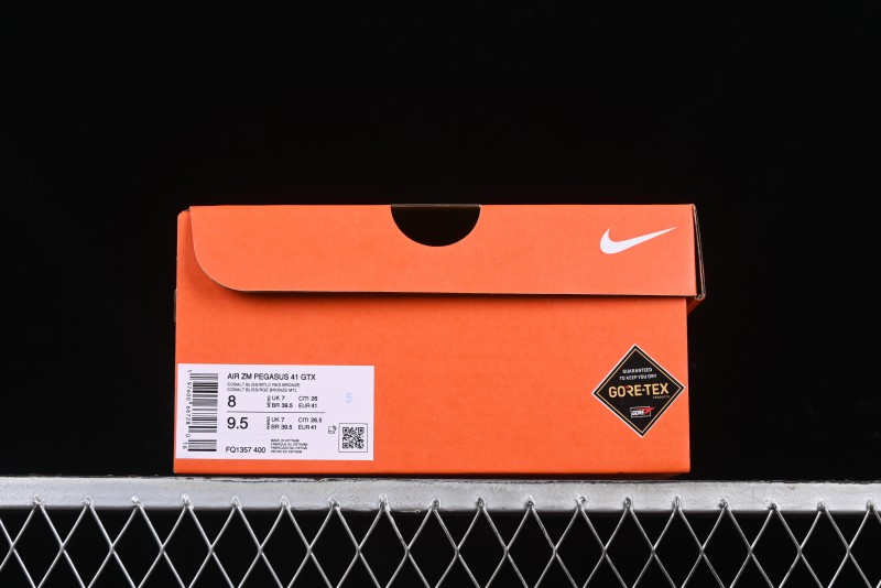 Nike Air Zoom Pegasus 41 GTX Waterproof Lightweight Running Shoes with Breathable Mesh Upper - FQ1357-400