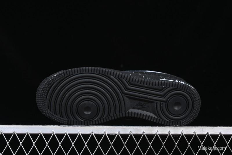 Nike Air Force 1 '07 Low Casual Sneakers with Black Splatter Design - ZH0316-046