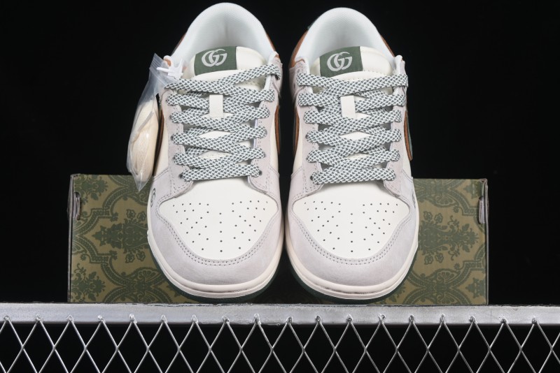 Nike SB Dunk Low Gucci Collaboration Anniversary High-End Custom Low-Top Casual Sneakers - DM6868-026