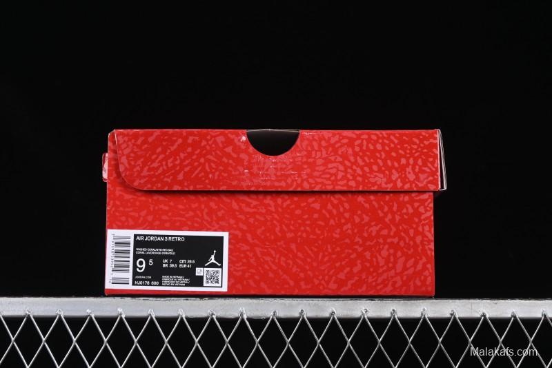 Nike Air Jordan 3 Retro Valentine's Day Limited Edition Sneakers - HJ0178-600