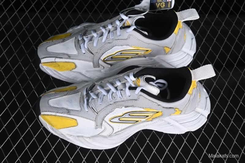 Balenciaga Monday Calf Leather Round Toe Lace-Up Low-Top Casual Shoes - WDWTS1971