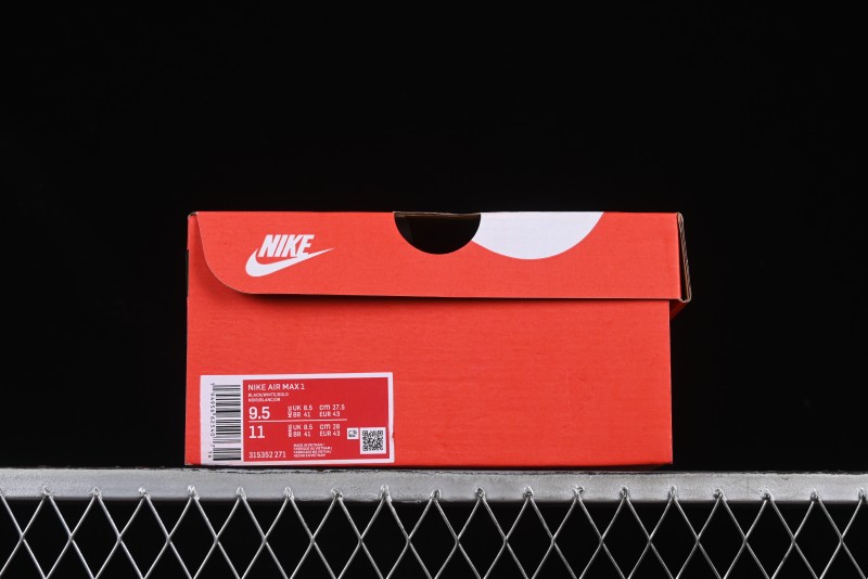 Nike Air Max 1 Retro Running Shoes with Half-Sole Air Cushion - 315352-271