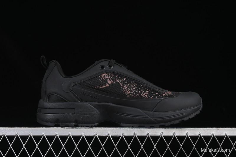 Stone Island Grime Panelled Low-Top Lifestyle Sneakers in Dark Brown - 79FWS0303