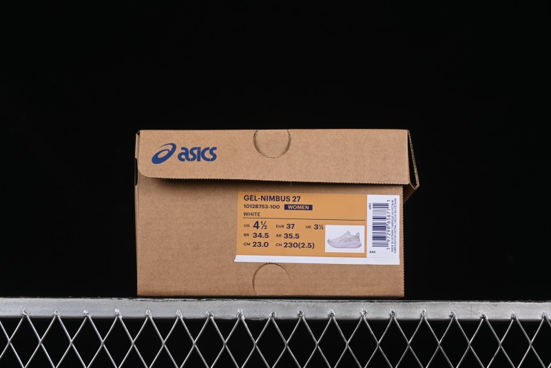 Asics Gel-Nimbus 27 Retro Breathable Casual Shoes with Cushioning for Men - 1012B753-100