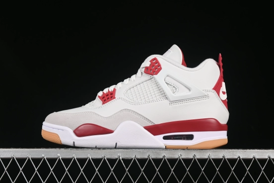 Nike SB x Air Jordan 4 OG "Varsity Red" Retro Basketball Shoes - DR5415-106