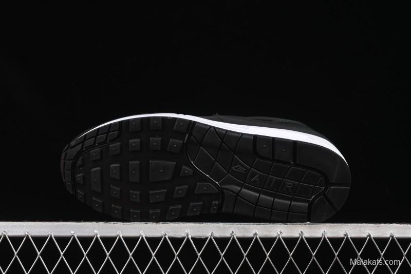 Nike Air Max 1 Retro Running Shoes with Half-Sole Air Cushion - 875844-001