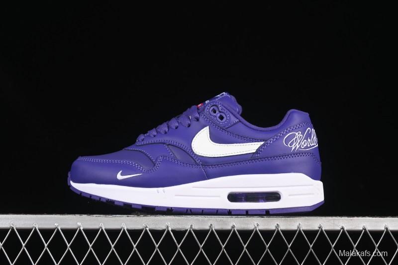 Nike Air Max 1 Retro Running Shoes with Half-Sole Air Cushion - HF8813-500
