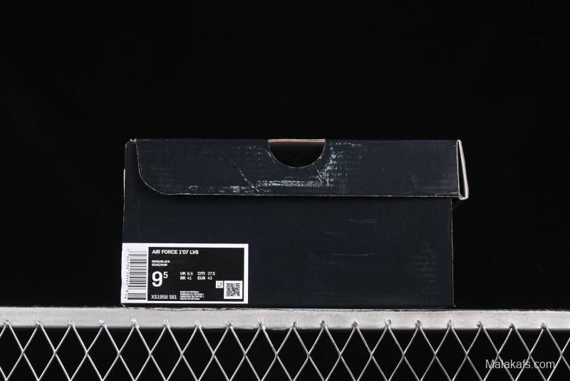 Nike Air Force 1 '07 Low Dior Collaboration Pattern Black White Swoosh Casual Sneakers - XS1958-581