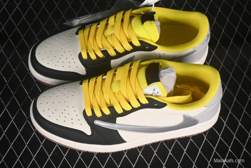 Nike Travis Scott x Fragment Design x Air Jordan 1 Low OG SP Casual Sneakers - DN6901-095