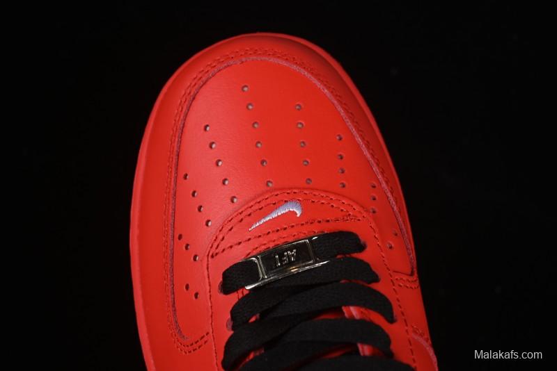 Nike Air Force 1'07 Low Watermelon Red Casual Sneakers with Full-Length Air Cushion - FD7039-600