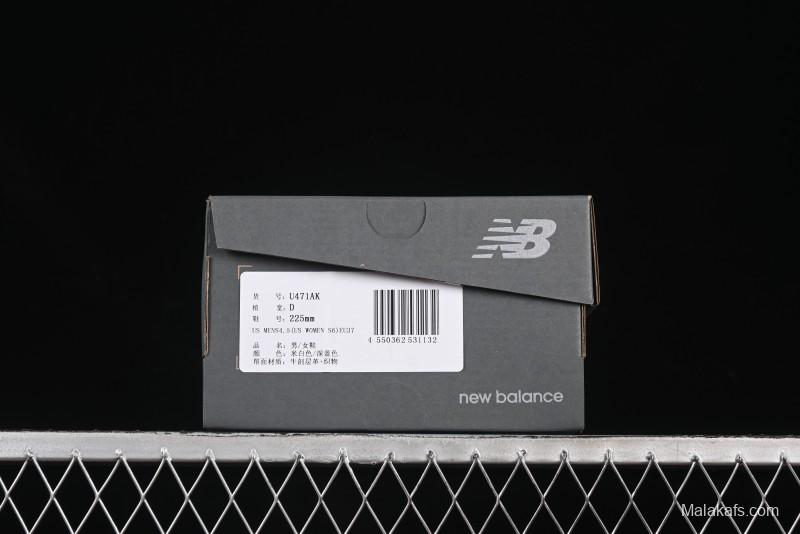 New Balance 471 Series Fabric and Leather Casual Lifestyle Shoes - U471AK