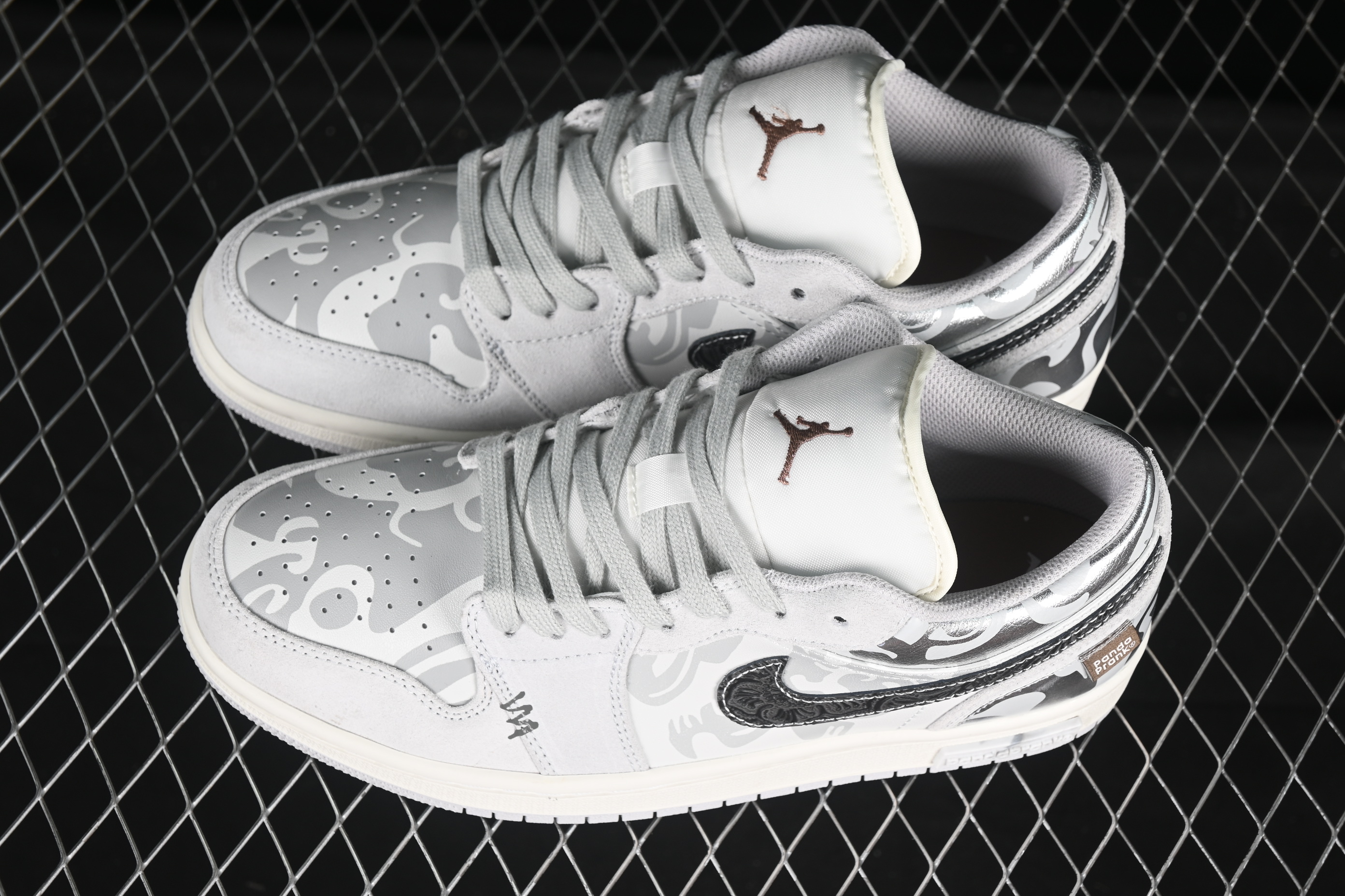Nike Air Jordan 1 Low AJ1 Panda Mischief CNY Playful Dragon Low-Top Casual Sneakers - HF1567-200