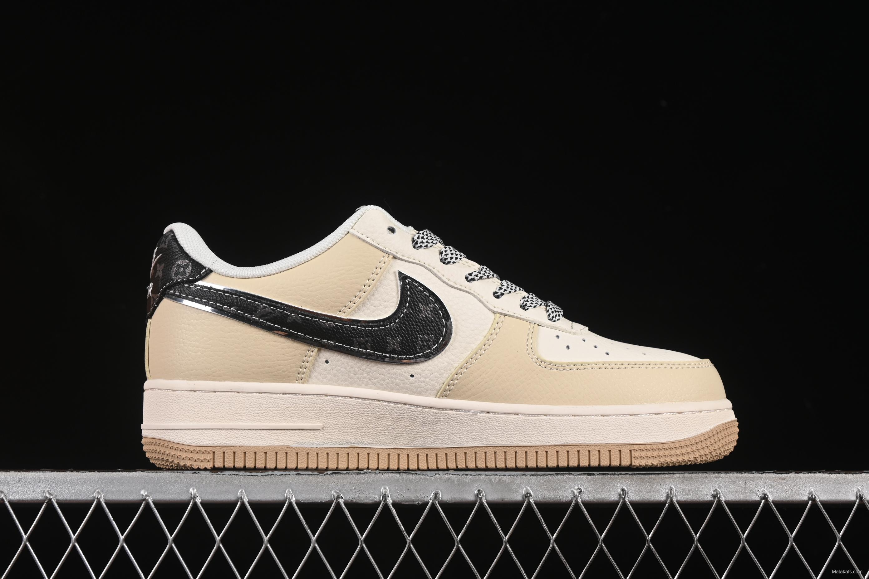 Nike Air Force 1 '07 Low LV Collaboration Casual Sneakers with Full-Length Air Cushion - ZH2598-308