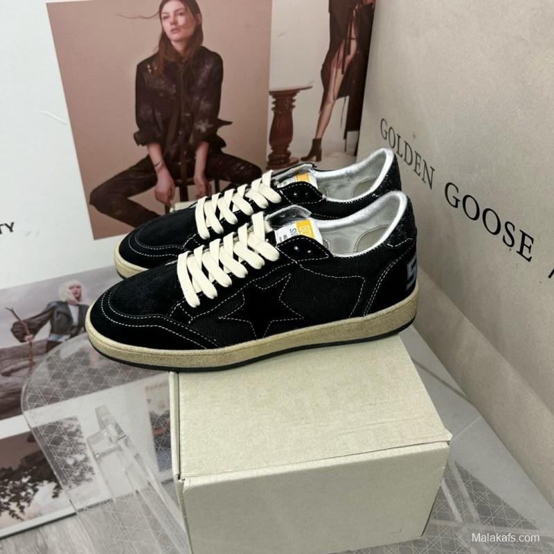 2024 Unisex GGDB Black Suede Sneakers MJ00260