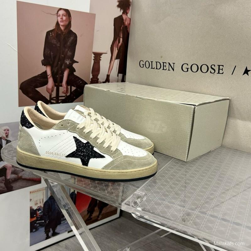 2024 Unisex GGDB White Black Suede Leather Sneakers MJ00260