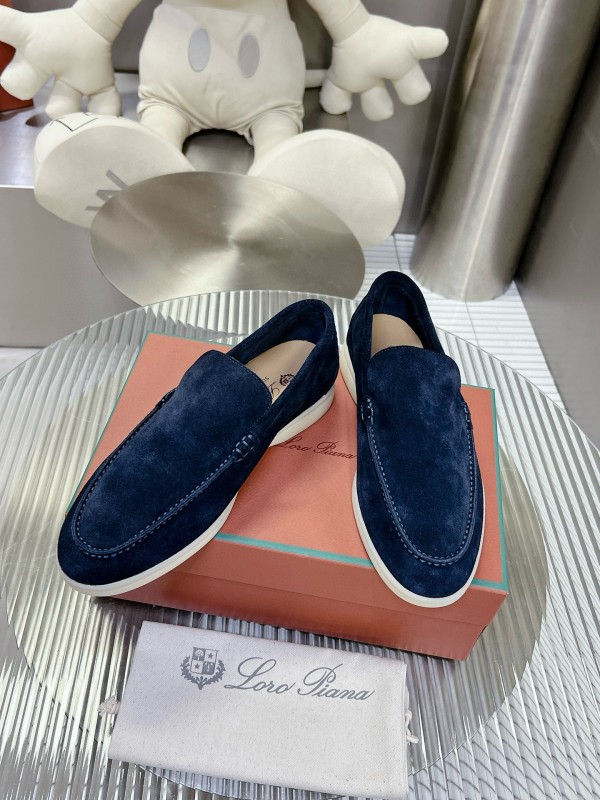 2024 Men Le Parmentier navy suede loafers